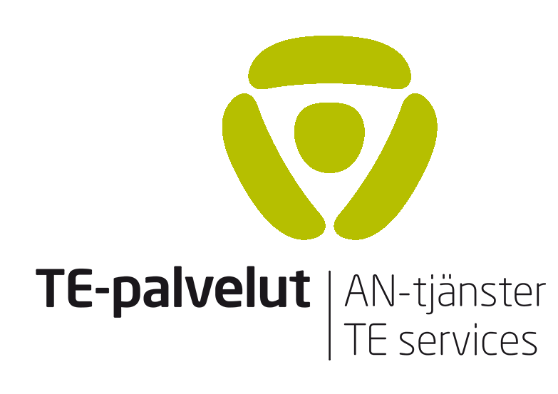 TE-palvelujen logo. 