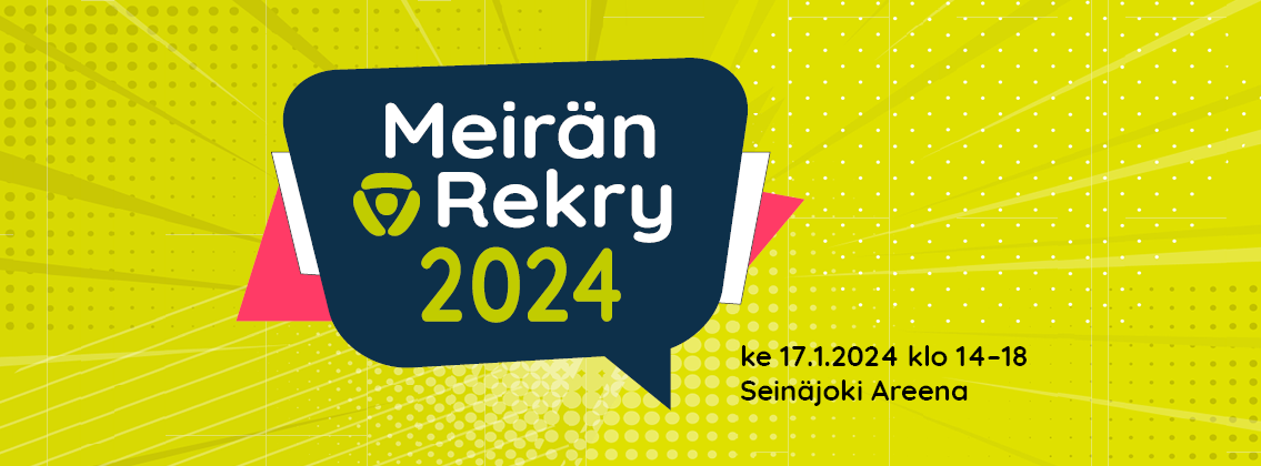 Meirän Rekry 2024 ke 17.1.2024 klo 14–18, Seinäjoki Areena.